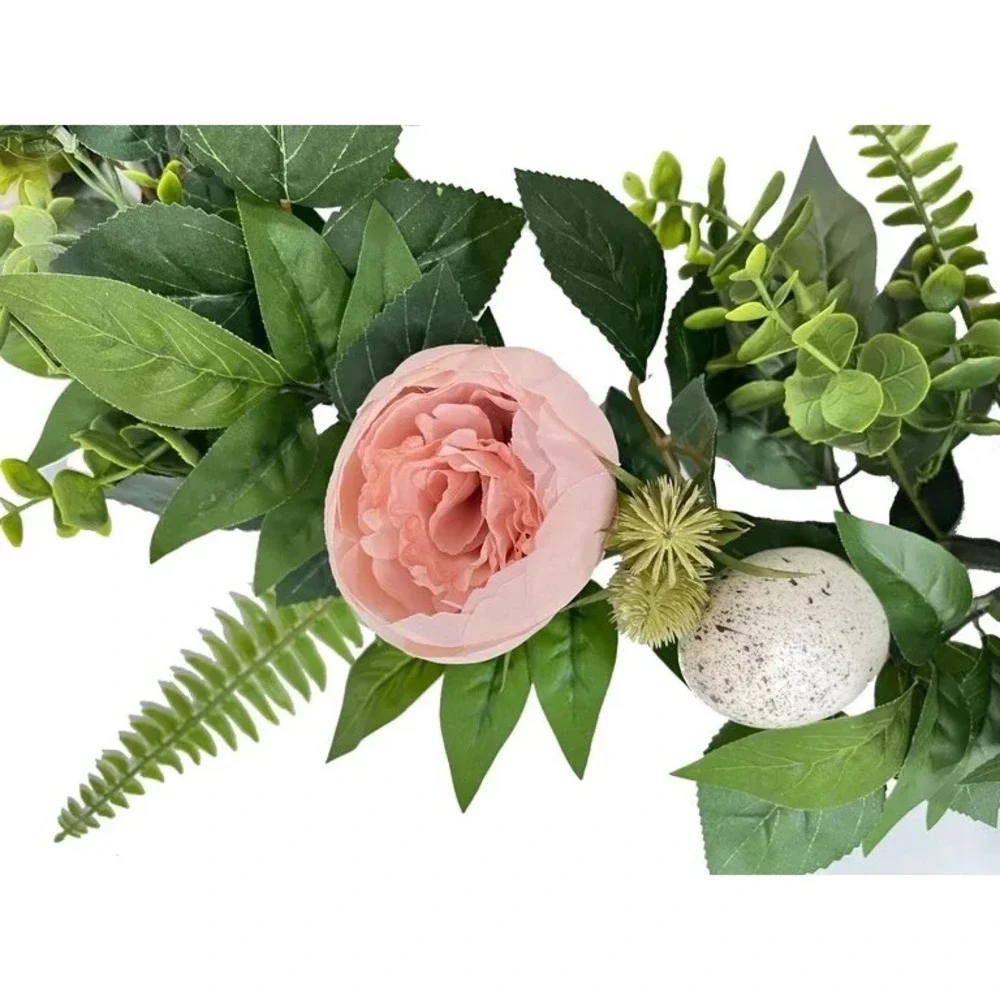 My Texas House 6'‎ Peonies & Speckled Eggs Easter Garland